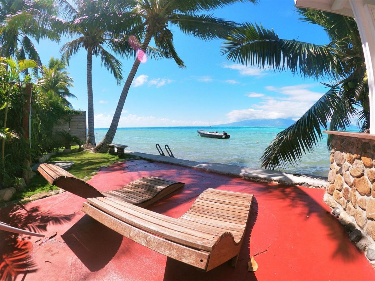 Moorea - Bungalow Chez Papou Afareaitu Eksteriør billede